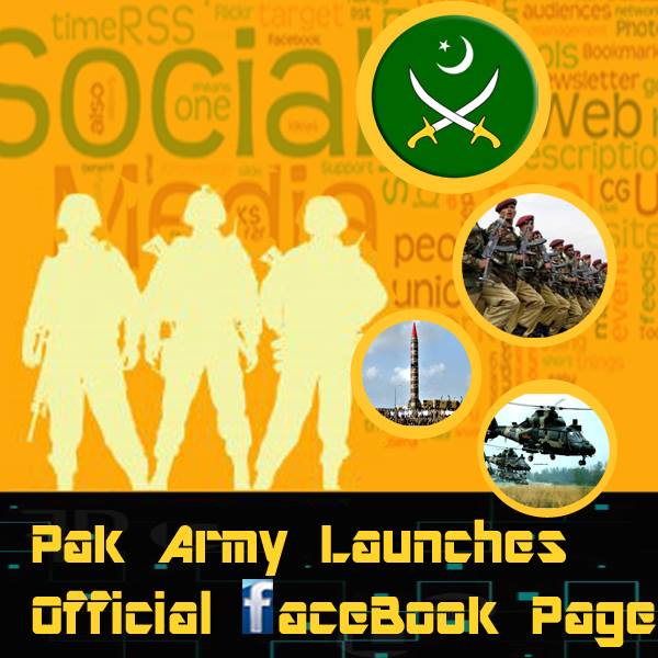 the army has launched its official facebook page