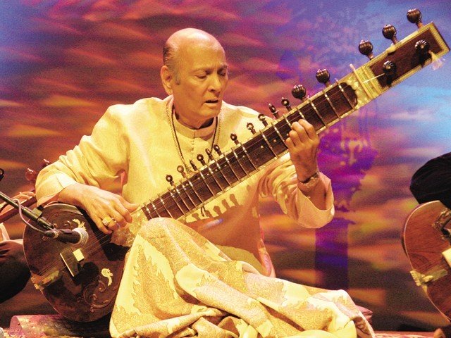 ustad rais khan performing at a previous tehzeeb festival photo publicity