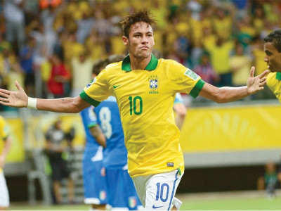fifa confederations cup barca will get money s worth from neymar says scolari