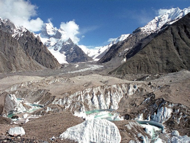 a composition along baltoro glacier s surface photo file a composition along baltoro glacier s surface photo file