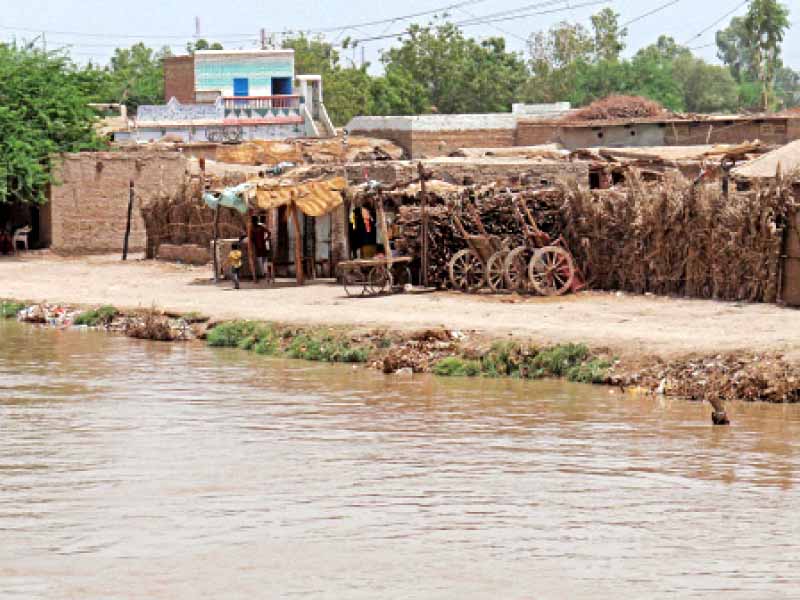 a large number of people have allegedly built illegal houses and shops on the embankments of the canals of the sukkur barrage these illegal localities have grown into big colonies where all civic facilities including electricity gas and telephone connection are available photo express