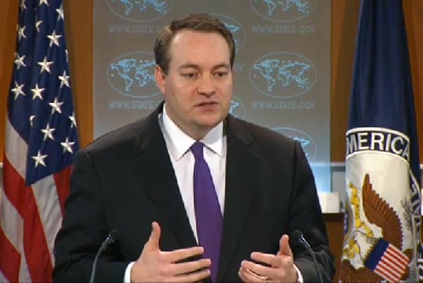 state department spokesperson patrick ventrell says there have been some hopeful signs for the talks photo file