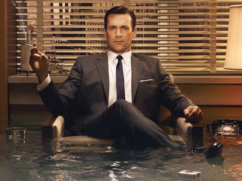 mad men has been one of the most followed programmes on television photo file