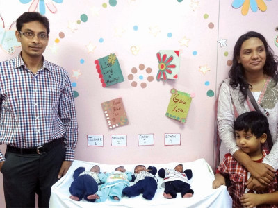 homecoming newborn quadruplets handed over to parents