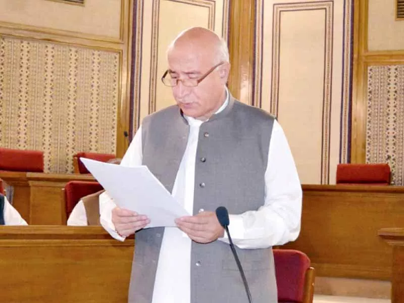 balochistan chief minister dr malik baloch addressing the provincial assembly photo nni balochistan chief minister dr malik baloch addressing the provincial assembly photo nni