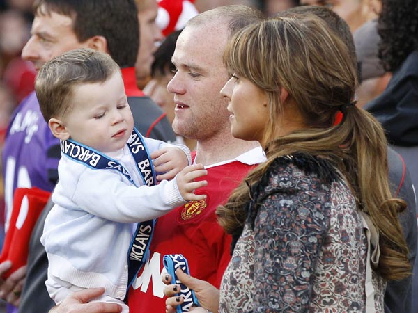 coleen welcomed her second son klay anthony may 21 with footballer husband wayne rooney photo reuters