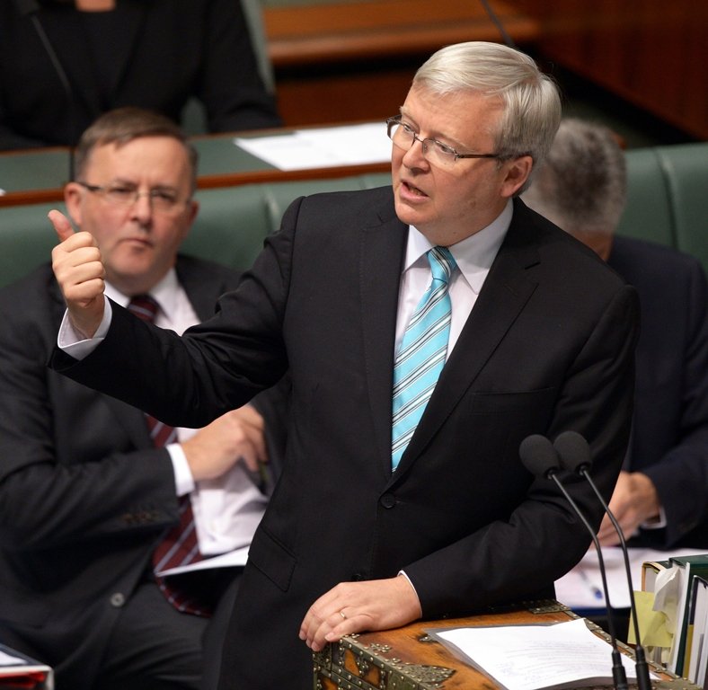 rudd won elections in late 2007 but was dumped by his own party in june 2010 on the eve of national elections photo afp