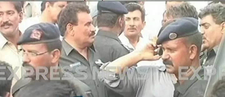 the police officials got the suspect free off the angry residents after considerable effort photo express the police officials got the suspect free off the angry residents after considerable effort photo express