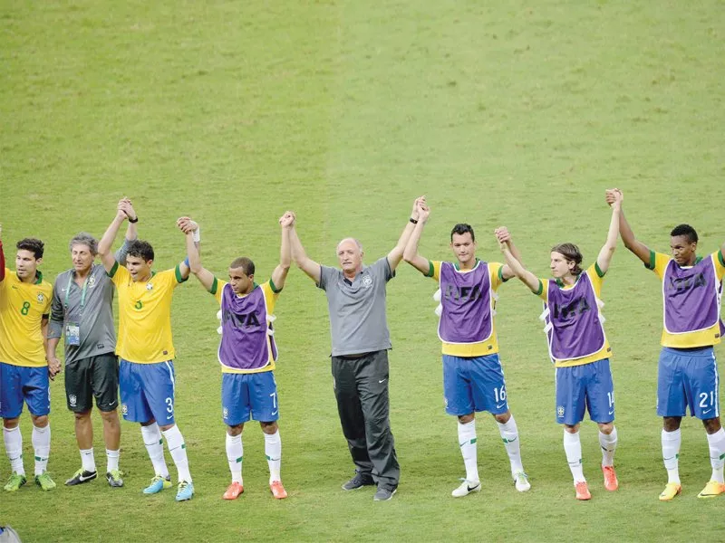 brazil coach scolari was unconcerned by the manner of their ugly win against uruguay saying their aim is to prepare for the world cup finals next year photo afp brazil coach scolari was unconcerned by the manner of their ugly win against uruguay saying their aim is to prepare for the world cup finals next year photo afp