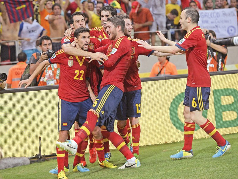 despite a gruelling match against italy del bosque said his side will put in a maximum effort against brazil in the final tomorrow photo afp