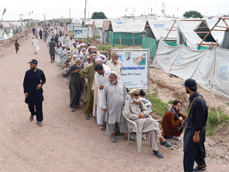 the world food programme unhcr unicef who as well as 16 pakistan based non governmental organisations care for basic needs at the camp photo file