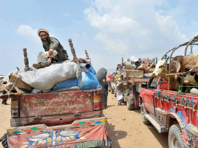 residents of para chamkani start the slow journey home after security forces cleared the area of militants in an operation which lasted 34 days photo afp residents of para chamkani start the slow journey home after security forces cleared the area of militants in an operation which lasted 34 days photo afp
