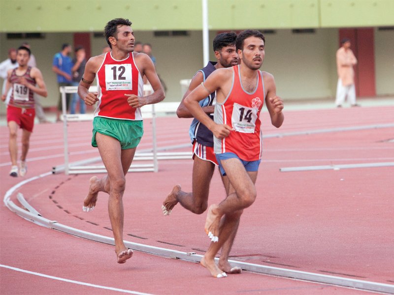 army dominated proceedings on the second day of the games with 14 gold medals photo myra iqbal express