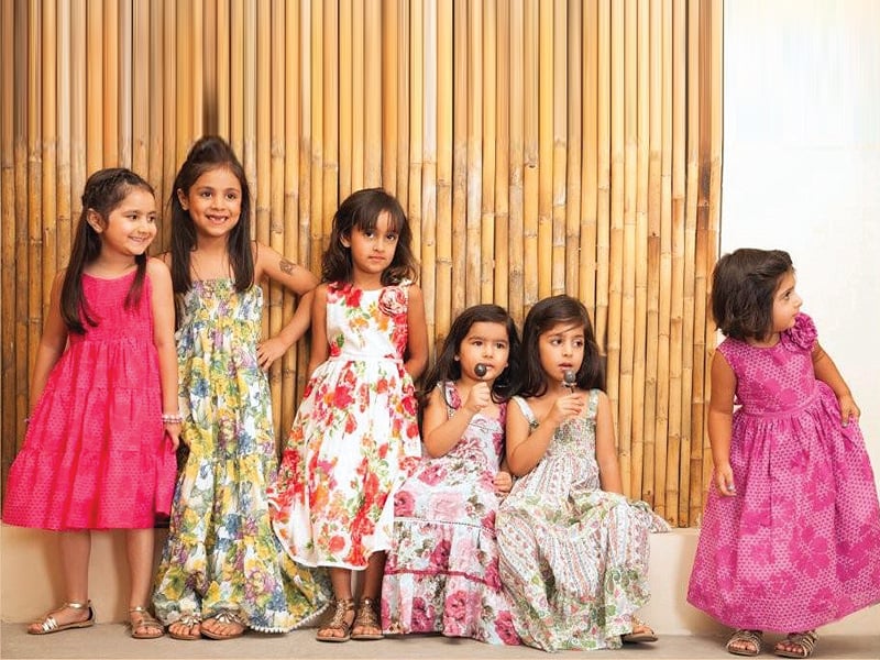 designer sara shahid takes a step ahead by launching a separate label for teens and toddlers