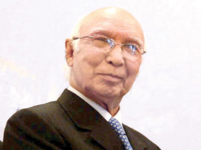 engagement dialogue with india to resume soon says sartaj aziz