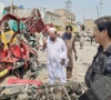 security personnel inspect the blast site in sarai naurang photo express