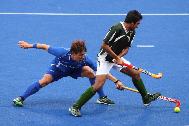 pakistan had a 2 1 lead at the end of the first half photo afp file pakistan had a 2 1 lead at the end of the first half photo afp file