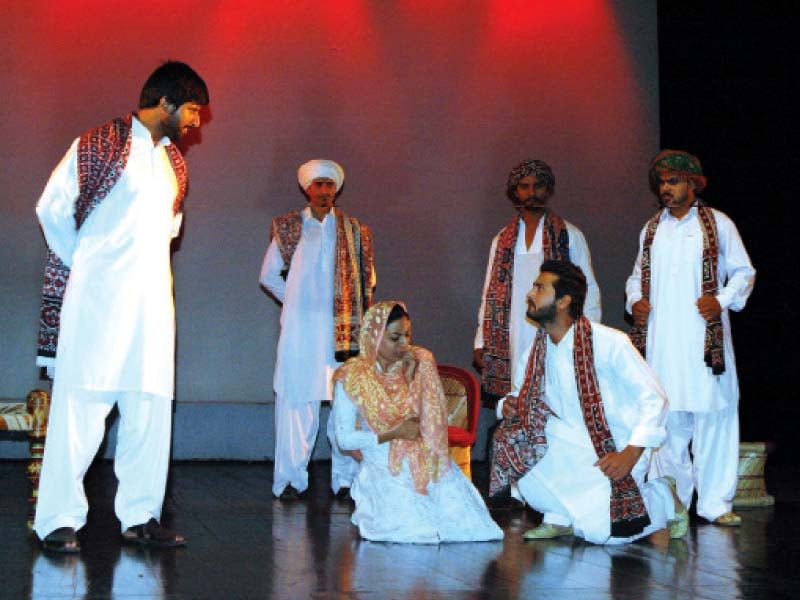 the play revolves around a panchayat s role in with regard to women s honour photo express