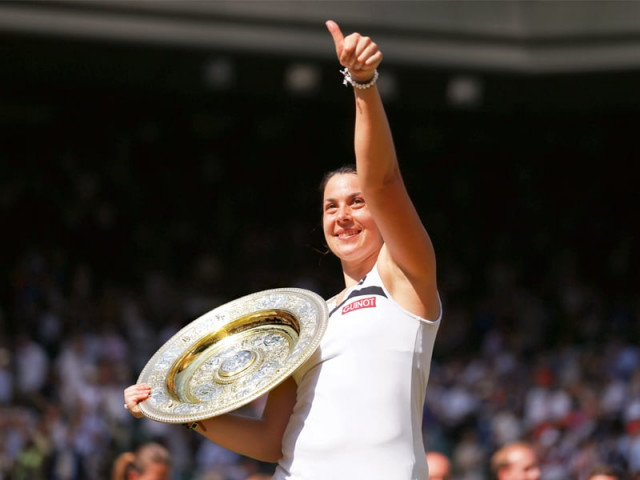 marion bartoli overwhelmed an out of sorts sabine lisicki 6 1 6 4 on a sun drenched centre court to win her first wimbledon title yesterday photo afp marion bartoli overwhelmed an out of sorts sabine lisicki 6 1 6 4 on a sun drenched centre court to win her first wimbledon title yesterday photo afp