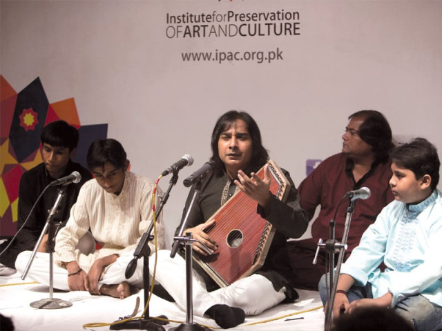 shafqat ali khan with his three sons enthralled audiences with classical melodies photo myra iqbal express shafqat ali khan with his three sons enthralled audiences with classical melodies photo myra iqbal express