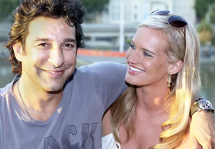 i never thought i would get married again but i am lucky and very happy to find love again says wasim akram photo herald sun i never thought i would get married again but i am lucky and very happy to find love again says wasim akram photo herald sun
