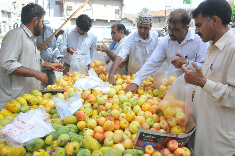 13 main items including atta flour ghee cooking oil and dates would be available on subsidized rates during ramazan under the relief package photo mohammad azeem express