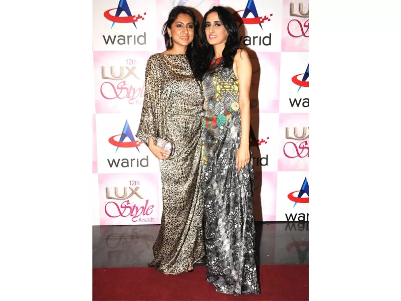 wardha saleem and maida azmat at the lux style awards photo file wardha saleem and maida azmat at the lux style awards photo file