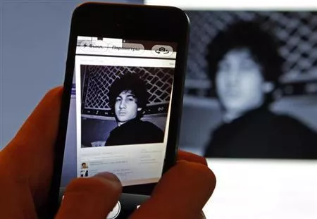 a photograph of djohar tsarnaev who is believed to be dzhokhar tsarnaev a suspect in the boston marathon bombing is seen on his page of russian social networking site vkontakte vk as pictured on a monitor and a mobile phone in st petersburg april 19 2013 photo reuters a photograph of djohar tsarnaev who is believed to be dzhokhar tsarnaev a suspect in the boston marathon bombing is seen on his page of russian social networking site vkontakte vk as pictured on a monitor and a mobile phone in st petersburg april 19 2013 photo reuters