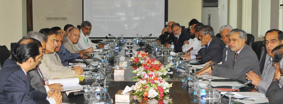 federal finance minister ishaq dar presided over the meeting photo government of pakistan website