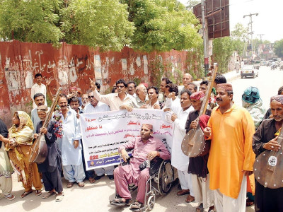 no financial assistance artists irked at sindh government s decision on stipend cuts