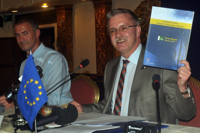 the 140 member eu observer mission formulated 50 recommendations to help ensure better transparency in future elections photo zafar aslam the 140 member eu observer mission formulated 50 recommendations to help ensure better transparency in future elections photo zafar aslam