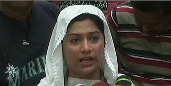 a screengrab shows dr sana jabeen talking to the media screengrab expressnews a screengrab shows dr sana jabeen talking to the media screengrab expressnews