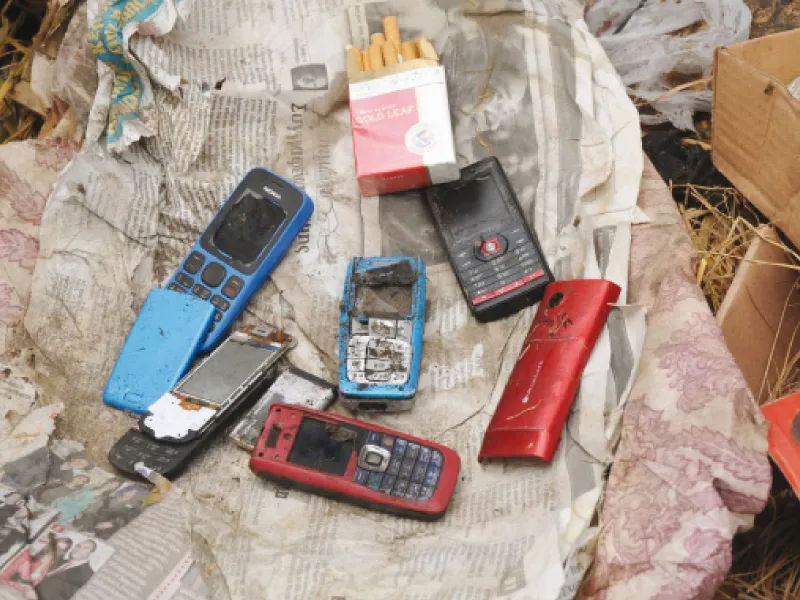 mobile phones were collected as evidence on thursday from the site of the blast which killed president zardari s security chief bilal sheikh a day before photo rashid ajmeri express mobile phones were collected as evidence on thursday from the site of the blast which killed president zardari s security chief bilal sheikh a day before photo rashid ajmeri express