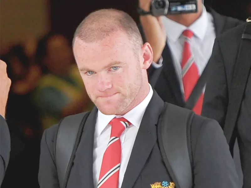 rooney will miss the chance of working with new manager moyes during pre season after the injury photo afp rooney will miss the chance of working with new manager moyes during pre season after the injury photo afp