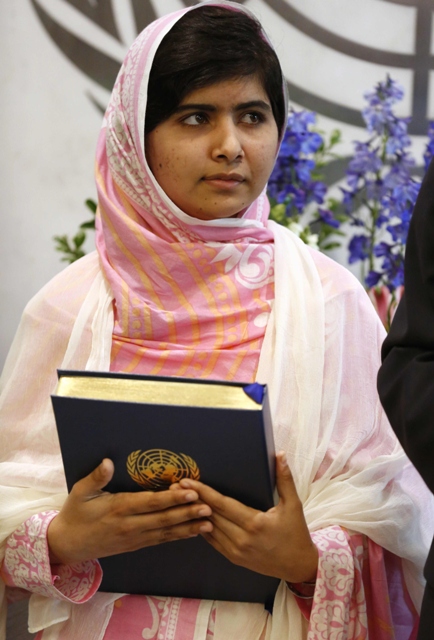 malala yousafzai during a meeting with un secretary general ban ki moon photo reuters