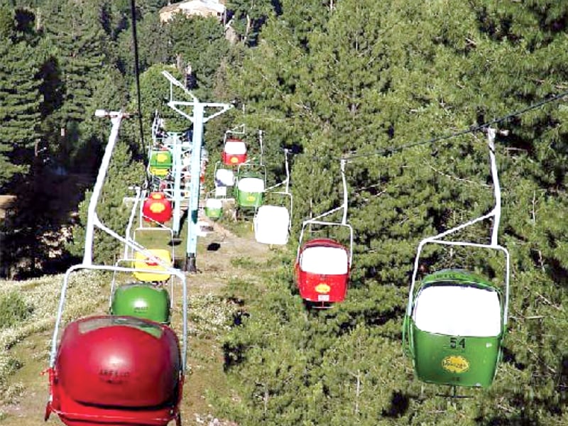 a file photo of chairlifts photo file