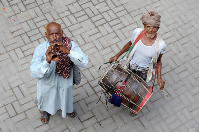 the tradition of drummers in cities has nearly vanished it is barely surviving in small villages or neighbourhoods where people sleep on terraces and can easily hear a shout from the street says a drum beater photo express file