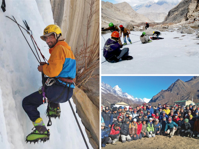 zahid rajput runs the khurpa care an academy where he instructs people in mountain climbing the cost of a khurpa course is approximately rs150 000 per year photo courtesy zahid rajput zahid rajput runs the khurpa care an academy where he instructs people in mountain climbing the cost of a khurpa course is approximately rs150 000 per year photo courtesy zahid rajput