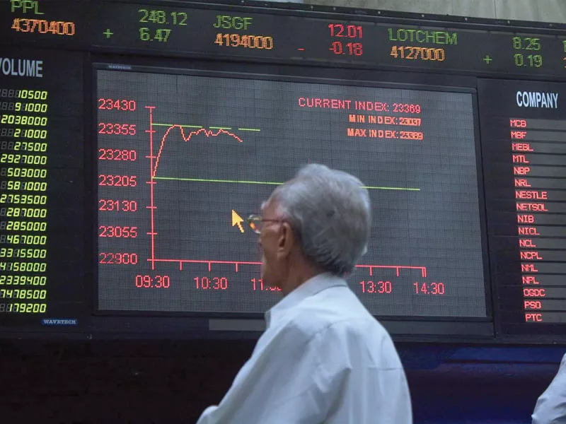 the kse 100 share index has been on a continuous bull run breaking records after records as investors are optimistic about the imf 5 3b package and the upcoming earnings season photo inp the kse 100 share index has been on a continuous bull run breaking records after records as investors are optimistic about the imf 5 3b package and the upcoming earnings season photo inp
