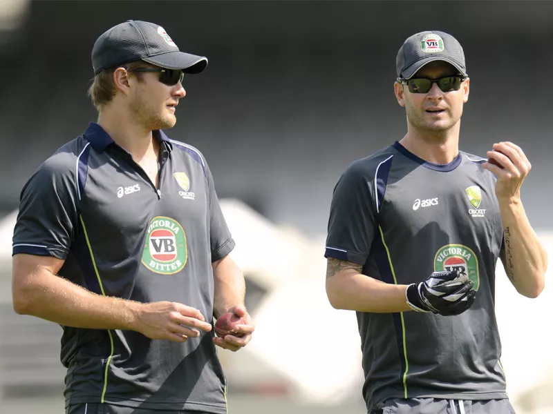 arthur s allegations came just two days before clarke and watson go into battle together in the second ashes test at lord s photo afp arthur s allegations came just two days before clarke and watson go into battle together in the second ashes test at lord s photo afp