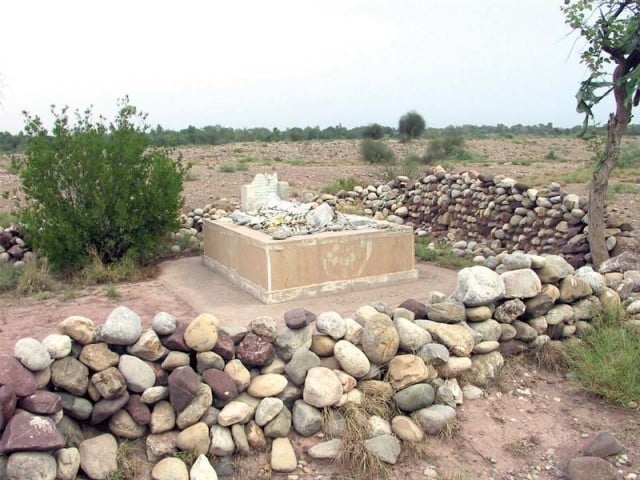 hameed baba s grave lies dejectedly peaceful on the outskirts of peshawar photo express