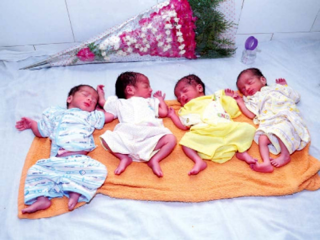 i am grateful to god for blessing us with healthy children the loss of my children in the past had been very depressing says mother photo express