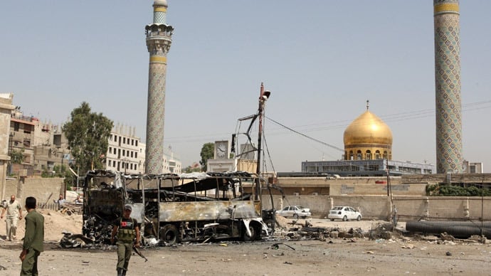 the syrian government accuses rebels of targeting sayyeda zainab shrine which is now protected by hundreds of fighters from iraq and the powerful lebanese hezbollah group photo afp