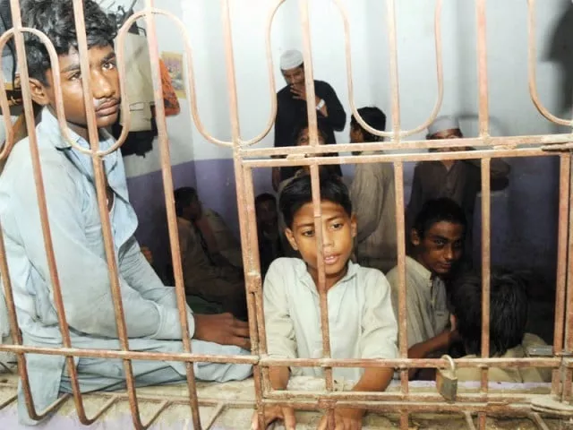the karachi docks police conducted a raid at the kidnappers hideout in upper gizri and rescued 11 children who were allegedly being forced to beg for money photo express the karachi docks police conducted a raid at the kidnappers hideout in upper gizri and rescued 11 children who were allegedly being forced to beg for money photo express