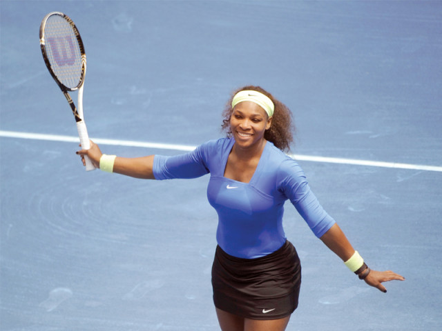 williams showed little mercy as she swept to a 6 4 6 1 victory to take the 53rd wta title of her career photo afp