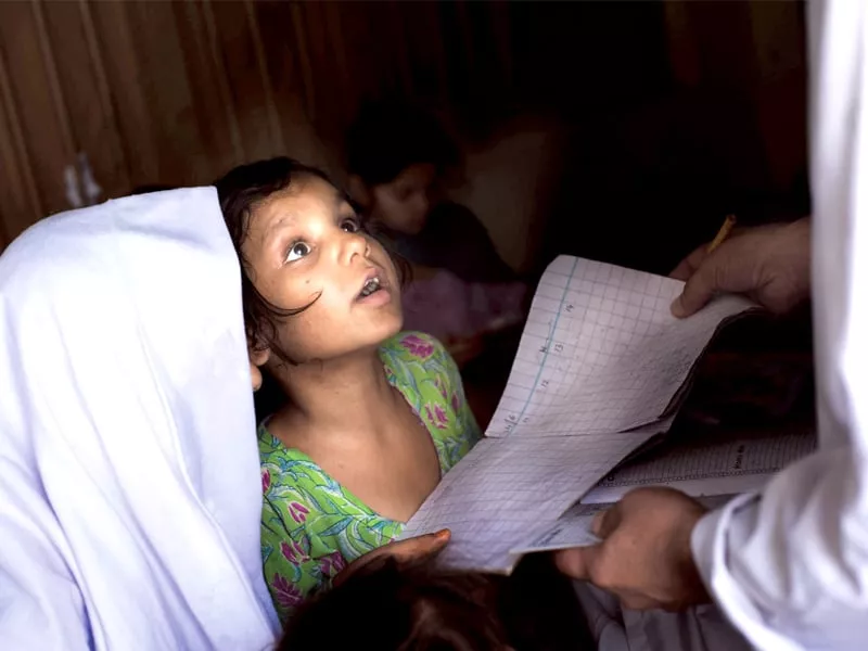 a student collecting her checked homework from a teacher photo myra iqbal express a student collecting her checked homework from a teacher photo myra iqbal express