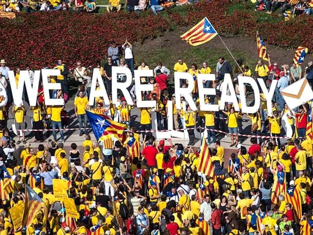 catalonia has long demanded an independence referendum photo getty
