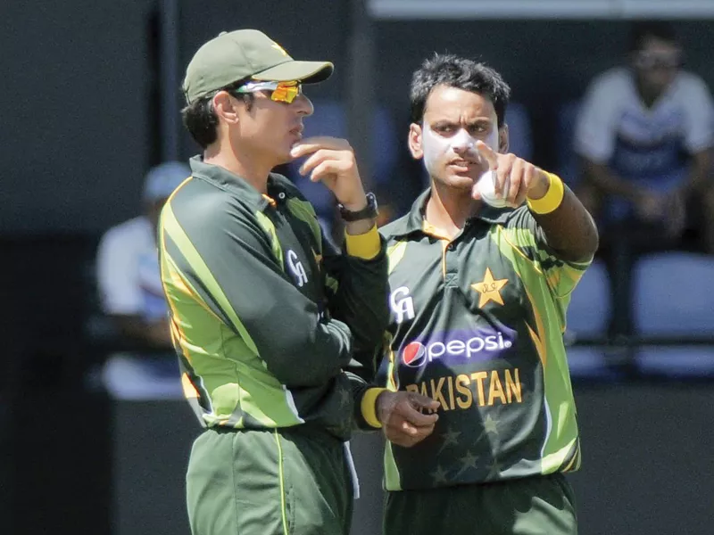 misbah led from the front and along with umar akmal and mohammad hafeez helped pakistan to a comfortable victory photo wicb misbah led from the front and along with umar akmal and mohammad hafeez helped pakistan to a comfortable victory photo wicb