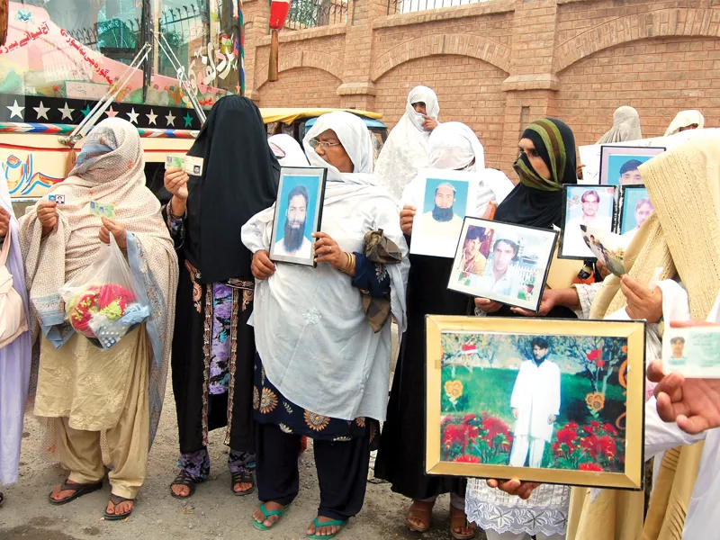 family members of missing persons demanded they should at least be informed of the whereabouts of their loved ones photo express family members of missing persons demanded they should at least be informed of the whereabouts of their loved ones photo express
