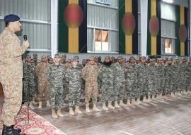 army chief vows to eliminate terrorism and its facilitators